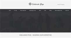 Desktop Screenshot of oaklandspigs.co.uk