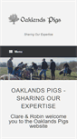 Mobile Screenshot of oaklandspigs.co.uk