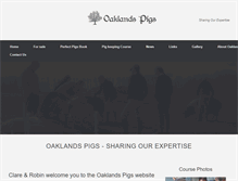 Tablet Screenshot of oaklandspigs.co.uk